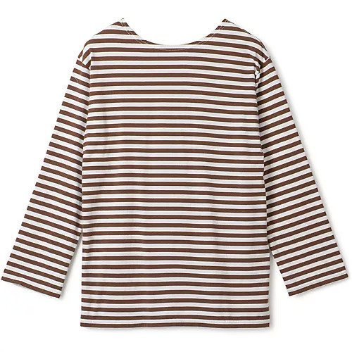 【シンゾーン/Shinzone】のマリンボーダーTシャツ インテリア・キッズ・メンズ・レディースファッション・服の通販 founy(ファニー) 　ファッション　Fashion　レディースファッション　Ladies' Fashion Online　トップス・カットソー　Cut & Sew Tops　シャツ/ブラウス　Elegant Blouses & Button-Ups　ロング / Tシャツ　Longline T-Shirts & Tees　インナー　Inner　ジャケット　Jacket　フィット　Fit　フォルム　Form　ボーダー　Border　夏　Summer　定番　Standard　BROWN|ID: prp329100004599309 ipo3291000000032694135