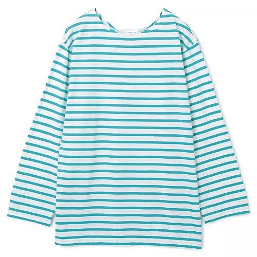 【シンゾーン/Shinzone】のマリンボーダーTシャツ インテリア・キッズ・メンズ・レディースファッション・服の通販 founy(ファニー) 　ファッション　Fashion　レディースファッション　Ladies' Fashion Online　トップス・カットソー　Cut & Sew Tops　シャツ/ブラウス　Elegant Blouses & Button-Ups　ロング / Tシャツ　Longline T-Shirts & Tees　インナー　Inner　ジャケット　Jacket　フィット　Fit　フォルム　Form　ボーダー　Border　夏　Summer　定番　Standard　ターコイズ|ID: prp329100004599309 ipo3291000000032694141
