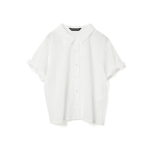 【ミズイロ インド/mizuiro ind】のロールアップスリーブシャツ インテリア・キッズ・メンズ・レディースファッション・服の通販 founy(ファニー) 　ファッション　Fashion　レディースファッション　Ladies' Fashion Online　トップス・カットソー　Cut & Sew Tops　シャツ/ブラウス　Elegant Blouses & Button-Ups　シンプル　Simple　レギュラー　Regular　ロールアップ　Roll Up　オフホワイト|ID: prp329100004599310 ipo3291000000032694167