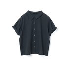 【ミズイロ インド/mizuiro ind】のロールアップスリーブシャツ ネイビー|ID: prp329100004599310 ipo3291000000032694169