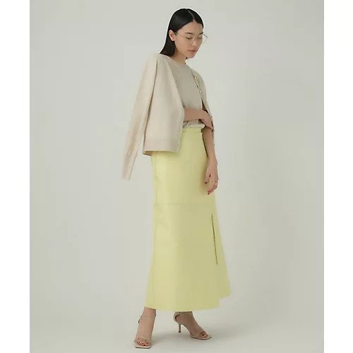 【カオス/Chaos】のカラーラップレザースカート 人気、トレンドファッション・服の通販 founy(ファニー) 　ファッション　Fashion　レディースファッション　Ladies' Fashion Online　スカート　Skirts　2024年　2024　2024春夏・S/S　Ss,Spring/Summer,2024　フロント　Front　ラグジュアリー　Luxury　other-2|ID: prp329100004599318 ipo3291000000032694253