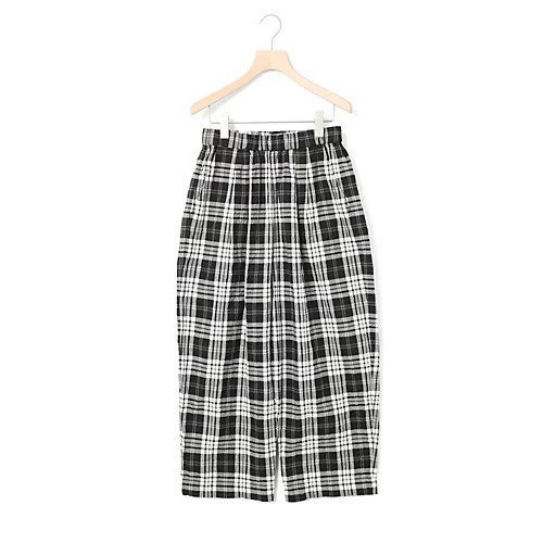 【ミディウミ/MidiUmi】のワイドイージーパンツチェック インテリア・キッズ・メンズ・レディースファッション・服の通販 founy(ファニー) https://founy.com/ ファッション Fashion レディースファッション Ladies' Fashion Online パンツ Pants おすすめ Recommend アンクル Uncle サンダル Sandals シンプル Simple チェック Check リネン Linen 夏 Summer |ID: prp329100004599321 ipo3291000000032694279