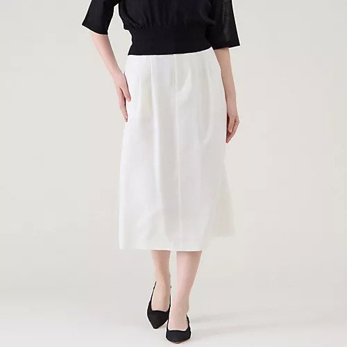 【マルティニーク/martinique】の2タックスカート(セットアップ可) インテリア・キッズ・メンズ・レディースファッション・服の通販 founy(ファニー) 　ファッション　Fashion　レディースファッション　Fashion for Women　セットアップ　Matching Sets　スカート・ミニ/ミディ/マキシ　Skirts / Mini, Midi & Maxi Skirts　おすすめ　Recommended / Our Picks　ジャケット　Jacket, Outerwear　セットアップ　Set-Up, Coordinated Outfit　ドレープ　Drape, Draping Fabric　ホワイト|ID: prp329100004599446 ipo3291000000032695631