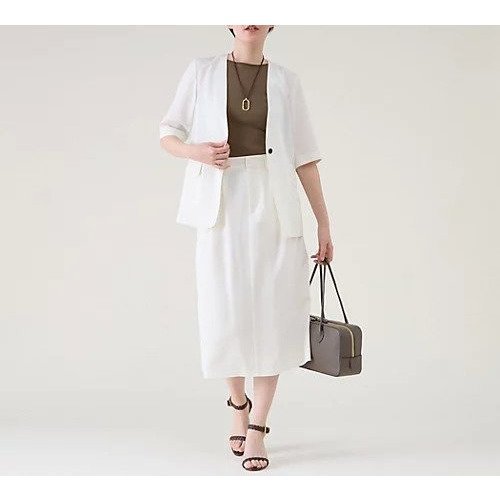 【マルティニーク/martinique】の2タックスカート(セットアップ可) 人気、トレンドファッション・服の通販 founy(ファニー) 　ファッション　Fashion　レディースファッション　Fashion for Women　セットアップ　Matching Sets　スカート・ミニ/ミディ/マキシ　Skirts / Mini, Midi & Maxi Skirts　おすすめ　Recommended / Our Picks　ジャケット　Jacket, Outerwear　セットアップ　Set-Up, Coordinated Outfit　ドレープ　Drape, Draping Fabric　other-3|ID: prp329100004599446 ipo3291000000032695633