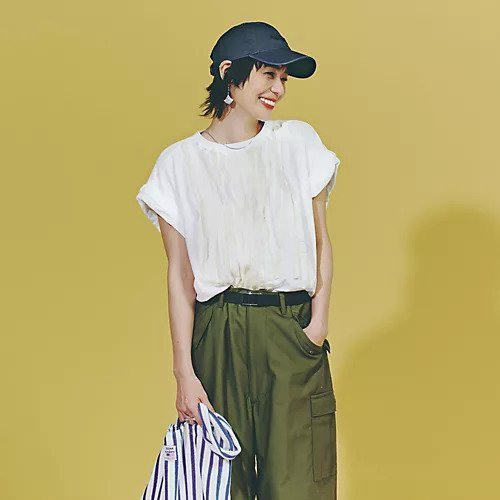 【アメリカーナ/Americana】の【洗える】Americana/dahl ia/ リメイクコラボT 人気、トレンドファッション・服の通販 founy(ファニー) 　ファッション　Fashion　レディースファッション　Fashion for Women　インナー　Innerwear　フロント　Front, Front Design　プリント　Print, Printed Pattern　リボン　Ribbon, Bow　リメイク　Remake, Reconstructed　ロールアップ　Roll-Up, Cuffed Hem　洗える　Machine Washable　other-2|ID: prp329100004600380 ipo3291000000032703334