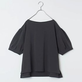 【トゥエルブクローゼット/12closet】 【洗える】5分袖ボリュームトップス人気、トレンドファッション・服の通販 founy(ファニー) ファッション Fashion レディースファッション Ladies' Fashion Online トップス・カットソー Cut & Sew Tops 洗える Washable コンシャス Conscious シンプル Simple スリット Slit バランス Balance フェイス Face ボックス Box ボーダー Border 無地 Plain Color 夏 Summer エレガント 上品 Elegant |ID:prp329100004600381
