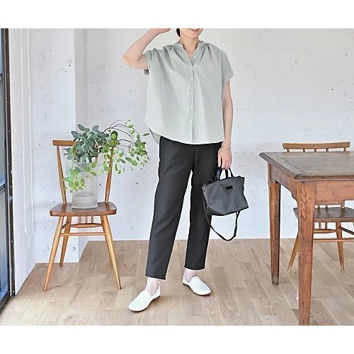 【アワーホーム/OURHOME】の【LEE別注】【洗える】【吸水速乾】サラッと涼しい二の腕すっきりブラウス 人気、トレンドファッション・服の通販 founy(ファニー) 　ファッション　Fashion　レディースファッション　Fashion for Women　トップス・カットソー　Cut & Sew Tops　シャツ・ブラウス・オフィスカジュアル　Elegant Blouses & Button-Ups　ストライプ　Stripe, Striped Pattern　別注　Limited Edition, Custom Order　吸水　Absorbent, Quick-Dry　洗える　Machine Washable　ビジネス 仕事 通勤　Business / Work / Commuting　other-2|ID: prp329100004600383 ipo3291000000035905213