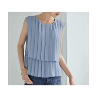 【スタイルデリ/STYLE DELI】の【LUXE】2段プリーツブラウス 人気、トレンドファッション・服の通販 founy(ファニー) ファッション Fashion レディースファッション Ladies' Fashion Online トップス・カットソー Cut & Sew Tops シャツ/ブラウス Elegant Blouses & Button-Ups インナー Inner 春 Spring カーディガン Cardigan キャミソール Camisole シアー Sheer ジャケット Jacket ジョーゼット Georgette 定番 Standard ノースリーブ No Sleeve プリーツ Pleats ボックス Box ポケット Pocket ワイド Wide S/S・春夏 Ss・Spring/Summer 夏 Summer |ID:prp329100004600387