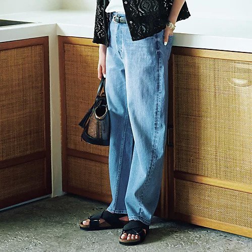 【ヘルシーデニム/Healthy Denim】の【洗える】Corn(Wide Tapered) 人気、トレンドファッション・服の通販 founy(ファニー) 　ファッション　Fashion　レディースファッション　Fashion for Women　フォルム　Silhouette, Form　洗える　Machine Washable　other-2|ID: prp329100004600397 ipo3291000000032703460