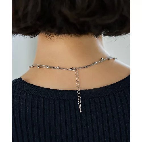 【スタイルデリ/STYLE DELI】の間隔ボールチェーン2連ネックレス 人気、トレンドファッション・服の通販 founy(ファニー) 　ファッション　Fashion　レディースファッション　Fashion for Women　ジュエリー　Jewelry　ネックレス　Necklaces & Pendants　軽量　Lightweight, Ultra Light　ショート　Short, Short Length　シンプル　Simple, Minimal　スポーツ　Sports, Activewear　タオル　Towel, Bath Towel　チェーン　Chain, Chain Strap　ネックレス　Necklace, Pendant Necklace　ハンド　Hand, Handmade　other-3|ID: prp329100004600419 ipo3291000000032703600