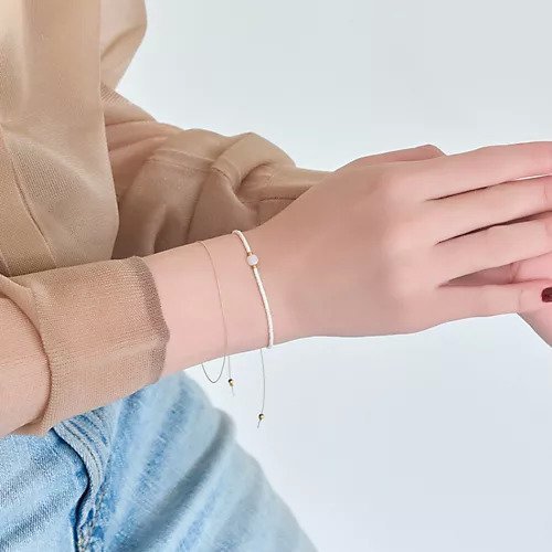 【フィービィー/phoebe】のストーンコードブレスレット ホワイト/天然石 人気、トレンドファッション・服の通販 founy(ファニー) 　ファッション　Fashion　レディースファッション　Fashion for Women　ジュエリー　Jewelry　チェーン＆カフブレスレット　Cuff & Chain Bracelets　おすすめ　Recommended / Our Picks　ストーン　Stone, Gem-Like　ブレスレット　Bracelet, Wristband　other-3|ID: prp329100004600427 ipo3291000000032703656