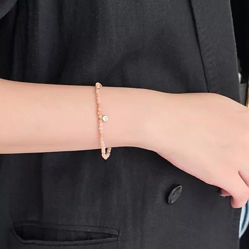 【フィービィー/phoebe】のウィスパーストーンブレスレット ピンク/天然石 インテリア・キッズ・メンズ・レディースファッション・服の通販 founy(ファニー) https://founy.com/ ファッション Fashion レディースファッション Fashion for Women ジュエリー Jewelry チェーン＆カフブレスレット Cuff & Chain Bracelets ブレスレット Bracelet, Wristband |ID: prp329100004600432 ipo3291000000032703694