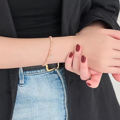 【フィービィー/phoebe】のウィスパーストーンブレスレット ピンク/天然石 人気、トレンドファッション・服の通販 founy(ファニー) 　ファッション　Fashion　レディースファッション　Fashion for Women　ジュエリー　Jewelry　チェーン＆カフブレスレット　Cuff & Chain Bracelets　ブレスレット　Bracelet, Wristband　other-2|ID: prp329100004600432 ipo3291000000032703697
