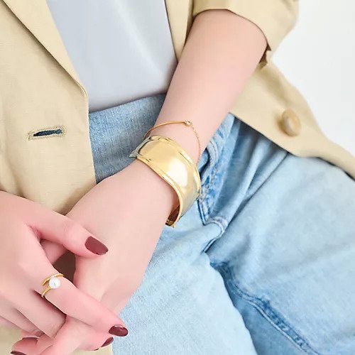【フィービィー/phoebe】のアークカフワイドバングル ゴールド 人気、トレンドファッション・服の通販 founy(ファニー) 　ファッション　Fashion　レディースファッション　Fashion for Women　おすすめ　Recommended / Our Picks　トレンド　Trend, Trending Now　メタル　Metal, Metal Parts　冬　Winter / This Winter　夏　Summer　A/W・秋冬　Autumn/Winter　長袖　Long Sleeve, Full Sleeve　other-3|ID: prp329100004600435 ipo3291000000032703721