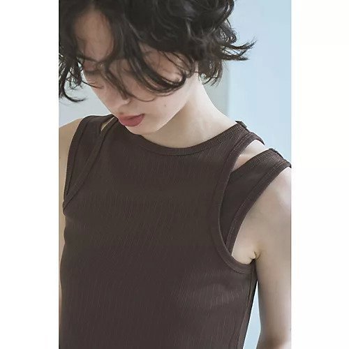 【マージュール/marjour】の2SET LAYERED TANK 人気、トレンドファッション・服の通販 founy(ファニー) 　ファッション　Fashion　レディースファッション　Fashion for Women　インナー　Innerwear　春　Spring　秋　Autumn　ショート　Short, Short Length　ジャケット　Jacket, Outerwear　ストレッチ　Stretch, Stretchy Fabric　スリット　Slit, Slit Detail　タンク　Tank Top, Sleeveless Top　ベーシック　Basic, Essential　ポケット　Pocket, Pocket Detail　ロング　Long, Long-Length　夏　Summer　other-2|ID: prp329100004601491 ipo3291000000032715896
