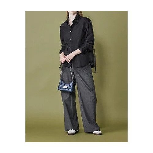 【チカ キサダ/CHIKA KISADA】のチュールシャツ 人気、トレンドファッション・服の通販 founy(ファニー) 　ファッション　Fashion　レディースファッション　Fashion for Women　トップス・カットソー　Cut & Sew Tops　シャツ・ブラウス・オフィスカジュアル　Elegant Blouses & Button-Ups　2025年　2025　2025-2026秋冬・A/W　Autumn/Winter 2025–26 AW25–26　シンプル　Simple, Minimal　モダン　Modern, Contemporary　other-2|ID: prp329100004601496 ipo3291000000032715975