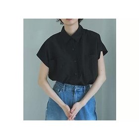 【マージュール/marjour】のNUANCE NYLON SHIRTS 人気、トレンドファッション・服の通販 founy(ファニー) ファッション Fashion レディースファッション Fashion for Women トップス・カットソー Cut & Sew Tops シャツ・ブラウス・オフィスカジュアル Elegant Blouses & Button-Ups インナー Innerwear シンプル Simple, Minimal ストレッチ Stretch, Stretchy Fabric ダブル Double, Double-Breasted フロント Front, Front Design ポケット Pocket, Pocket Detail リラックス Relax, Relaxed Fit エレガント 上品 Elegant |ID:prp329100004601501