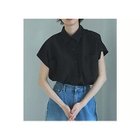 【マージュール/marjour】のNUANCE NYLON SHIRTS 人気、トレンドファッション・服の通販 founy(ファニー) ファッション Fashion レディースファッション Fashion for Women トップス・カットソー Cut & Sew Tops シャツ・ブラウス・オフィスカジュアル Elegant Blouses & Button-Ups インナー Innerwear シンプル Simple, Minimal ストレッチ Stretch, Stretchy Fabric ダブル Double, Double-Breasted フロント Front, Front Design ポケット Pocket, Pocket Detail リラックス Relax, Relaxed Fit エレガント 上品 Elegant thumbnail BLACK|ID: prp329100004601501 ipo3291000000036041637