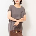 【ノーリーズソフィー/NOLLEY'S sophi】の《セットアップ対応》ウォッシャブルダブルサテンフレンチブラウス ブラウン|ID: prp329100004601504 ipo3291000000032716036