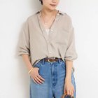 【ノーリーズ/NOLLEY'S】の《セットアップ対応》ウォッシャブルシルキーキュプラドレープシャツ ベージュ|ID: prp329100004601507 ipo3291000000032716051