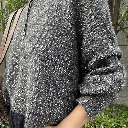【カレンソロジー/Curensology】のスパングルニットプルオーバー 人気、トレンドファッション・服の通販 founy(ファニー) 　ファッション　Fashion　レディースファッション　Fashion for Women　トップス・カットソー　Cut & Sew Tops　ニット　Knit Tops & Sweaters　カジュアルプルオーバー・ニットトップス　Pullovers & Knit Tops / Casual Pullovers　おすすめ　Recommended / Our Picks　スパンコール　Sequins, Sequin Embellishment　バランス　Balance, Style Balance　ラグジュアリー　Luxury, Elegant　エレガント 上品　Elegant　other-3|ID: prp329100004601513 ipo3291000000032716111