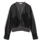 【チカ キサダ/CHIKA KISADA】のチュールカーディガン 人気、トレンドファッション・服の通販 founy(ファニー) ファッション Fashion レディースファッション Fashion for Women トップス・カットソー Cut & Sew Tops カーディガン・羽織り Layered Style Cardigans 2025年 2025 2025-2026秋冬・A/W Autumn/Winter 2025–26 AW25–26 カフス Cuff Design カーディガン Cardigan, Knitwear チュール Tulip, Tulip Motif フェミニン Feminine, Girly モダン Modern, Contemporary thumbnail Gray|ID: prp329100004601514 ipo3291000000035443029