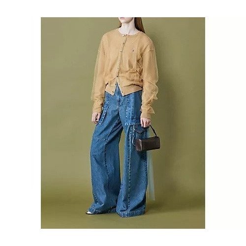 【チカ キサダ/CHIKA KISADA】のチュールカーディガン 人気、トレンドファッション・服の通販 founy(ファニー) 　ファッション　Fashion　レディースファッション　Fashion for Women　トップス・カットソー　Cut & Sew Tops　カーディガン・羽織り　Layered Style Cardigans　2025年　2025　2025-2026秋冬・A/W　Autumn/Winter 2025–26 AW25–26　カーディガン　Cardigan, Knitwear　チュール　Tulip, Tulip Motif　パッチ　Patch, Appliqué　ランダム　Random, Irregular　ヴィンテージ　Vintage Style　定番　Standard, Basic Item　猫　Cat, Kitty　other-2|ID: prp329100004601517 ipo3291000000032716136