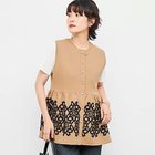 【ノーリーズ/NOLLEY'S】のレース付きペプラムベスト キャメル|ID: prp329100004601536 ipo3291000000032716240