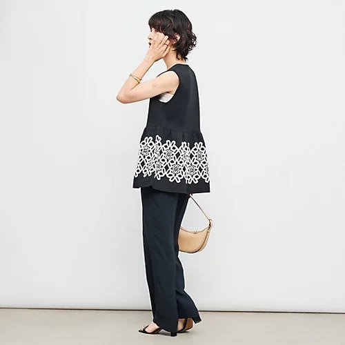 【ノーリーズ/NOLLEY'S】のレース付きペプラムベスト 人気、トレンドファッション・服の通販 founy(ファニー) 　ファッション　Fashion　レディースファッション　Fashion for Women　アウター　Coat / Outerwear Collection　トップス・カットソー　Cut & Sew Tops　ベスト&ジレ / 重ね着スタイル　Vests & Gilets　2025年　2025　2025-2026秋冬・A/W　Autumn/Winter 2025–26 AW25–26　インナー　Innerwear　カーディガン　Cardigan, Knitwear　ベスト　Vest, Waistcoat　ペプラム　Peplum, Flared Hem　ミラノリブ　Milano Rib, Milano Stitch　モチーフ　Motif, Design Theme　レース　Lace, Lace Fabric　エレガント 上品　Elegant　other-3|ID: prp329100004601536 ipo3291000000032716243