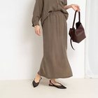 【ノーリーズ/NOLLEY'S】の《セットアップ対応》ウォッシャブルシルキーキュプライージースカート ブラウン|ID: prp329100004601544 ipo3291000000032716277