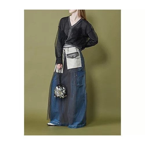 【チカ キサダ/CHIKA KISADA】のカシュクールチュールパンツ 人気、トレンドファッション・服の通販 founy(ファニー) 　ファッション　Fashion　レディースファッション　Fashion for Women　パンツ　Pants & Trousers　2025年　2025　2025-2026秋冬・A/W　Autumn/Winter 2025–26 AW25–26　カシュクール　Wrap Design　バランス　Balance, Style Balance　ポケット　Pocket, Pocket Detail　マニッシュ　Mannish, Boyish　ワーク　Workwear, Utility Style　other-3|ID: prp329100004601552 ipo3291000000032716342
