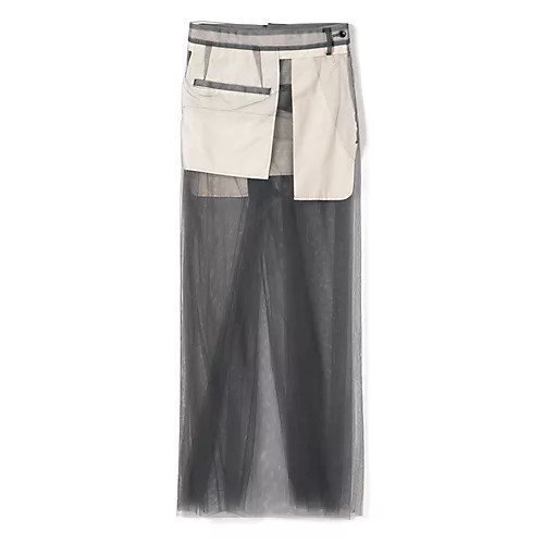 【チカ キサダ/CHIKA KISADA】のカシュクールチュールパンツ インテリア・キッズ・メンズ・レディースファッション・服の通販 founy(ファニー)  ファッション Fashion レディースファッション Fashion for Women パンツ Pants & Trousers 2025年 2025 2025-2026秋冬・A/W Autumn/Winter 2025–26 AW25–26 カシュクール Wrap Design バランス Balance, Style Balance ポケット Pocket, Pocket Detail マニッシュ Mannish, Boyish ワーク Workwear, Utility Style Gray|ID: prp329100004601552 ipo3291000000034366177