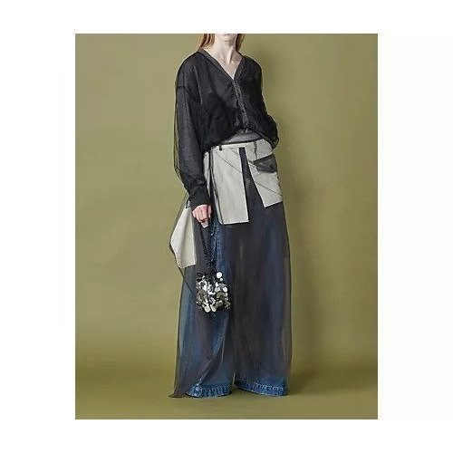 【チカ キサダ/CHIKA KISADA】のカシュクールチュールパンツ 人気、トレンドファッション・服の通販 founy(ファニー)  ファッション Fashion レディースファッション Fashion for Women パンツ Pants & Trousers 2025年 2025 2025-2026秋冬・A/W Autumn/Winter 2025–26 AW25–26 カシュクール Wrap Design バランス Balance, Style Balance ポケット Pocket, Pocket Detail マニッシュ Mannish, Boyish ワーク Workwear, Utility Style other-2|ID: prp329100004601552 ipo3291000000034366178