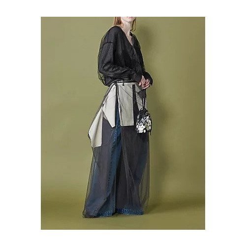 【チカ キサダ/CHIKA KISADA】のカシュクールチュールパンツ 人気、トレンドファッション・服の通販 founy(ファニー)  ファッション Fashion レディースファッション Fashion for Women パンツ Pants & Trousers 2025年 2025 2025-2026秋冬・A/W Autumn/Winter 2025–26 AW25–26 カシュクール Wrap Design バランス Balance, Style Balance ポケット Pocket, Pocket Detail マニッシュ Mannish, Boyish ワーク Workwear, Utility Style other-3|ID: prp329100004601552 ipo3291000000034366179