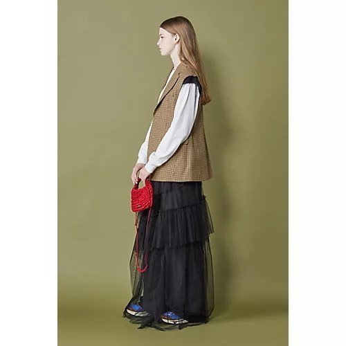 【チカ キサダ/CHIKA KISADA】のロングチュールパンツ 人気、トレンドファッション・服の通販 founy(ファニー) 　ファッション　Fashion　レディースファッション　Fashion for Women　パンツ　Pants & Trousers　2025年　2025　2025-2026秋冬・A/W　Autumn/Winter 2025–26 AW25–26　ワイド　Wide, Wide Fit　今季　This Season, Current Season　other-2|ID: prp329100004601554 ipo3291000000032716352