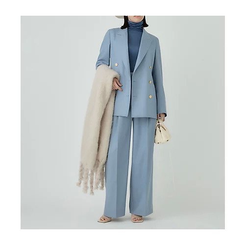 【カオス/Chaos】のオプサロントラウザーパンツ 人気、トレンドファッション・服の通販 founy(ファニー) 　ファッション　Fashion　レディースファッション　Fashion for Women　パンツ　Pants & Trousers　おすすめ　Recommended / Our Picks　ジャケット　Jacket, Outerwear　ストレート　Straight, Straight Cut　セットアップ　Set-Up, Coordinated Outfit　センター　Center, Center Line　フロント　Front, Front Design　ワイド　Wide, Wide Fit　other-2|ID: prp329100004601556 ipo3291000000032716364