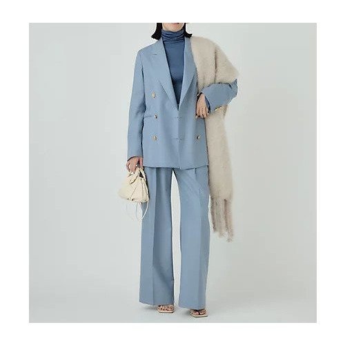 【カオス/Chaos】のオプサロントラウザーパンツ 人気、トレンドファッション・服の通販 founy(ファニー) 　ファッション　Fashion　レディースファッション　Fashion for Women　パンツ　Pants & Trousers　おすすめ　Recommended / Our Picks　ジャケット　Jacket, Outerwear　ストレート　Straight, Straight Cut　セットアップ　Set-Up, Coordinated Outfit　センター　Center, Center Line　フロント　Front, Front Design　ワイド　Wide, Wide Fit　other-3|ID: prp329100004601556 ipo3291000000034716359