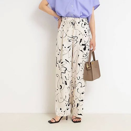 【ノーリーズ/NOLLEY'S】のウォッシャブルプリントタックワイドパンツ インテリア・キッズ・メンズ・レディースファッション・服の通販 founy(ファニー) https://founy.com/ ファッション Fashion レディースファッション Fashion for Women パンツ Pants & Trousers 2025年 2025 2025-2026秋冬・A/W Autumn/Winter 2025–26 AW25–26 ジャケット Jacket, Outerwear ロング Long, Long-Length |ID: prp329100004601558 ipo3291000000032716371