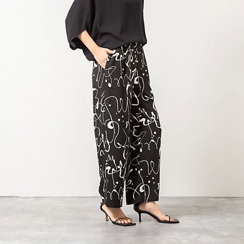 【ノーリーズ/NOLLEY'S】のウォッシャブルプリントタックワイドパンツ インテリア・キッズ・メンズ・レディースファッション・服の通販 founy(ファニー) https://founy.com/ ファッション Fashion レディースファッション Fashion for Women パンツ Pants & Trousers 2025年 2025 2025-2026秋冬・A/W Autumn/Winter 2025–26 AW25–26 ジャケット Jacket, Outerwear ロング Long, Long-Length |ID: prp329100004601558 ipo3291000000034256407