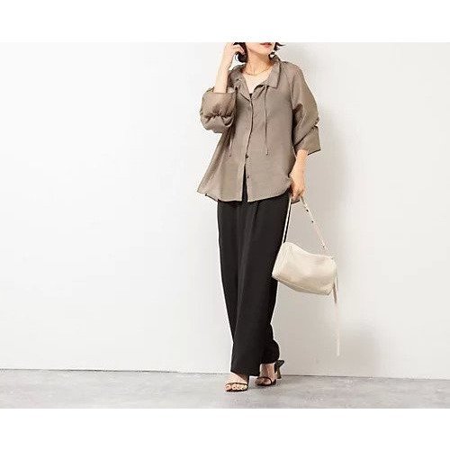 【ノーリーズソフィー/NOLLEY'S sophi】の《セットアップ対応》ウォッシャブルダブルクロスサテンイージーワイドパンツ 人気、トレンドファッション・服の通販 founy(ファニー) 　ファッション　Fashion　レディースファッション　Fashion for Women　セットアップ　Matching Sets　レディースパンツ・ボトムス　Pants & Trousers / Bottoms　2025年　2025　2025-2026秋冬・A/W　Autumn/Winter 2025–26 AW25–26　セットアップ　Set-Up, Coordinated Outfit　other-2|ID: prp329100004601569 ipo3291000000033440503