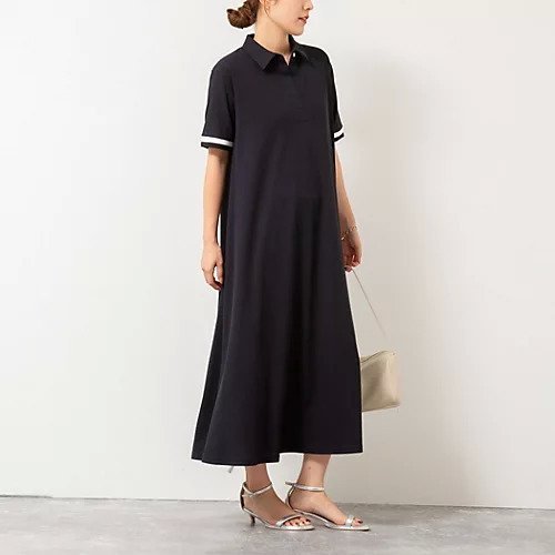 【ノーリーズ/NOLLEY'S】のポロ衿ワンピース インテリア・キッズ・メンズ・レディースファッション・服の通販 founy(ファニー) 　ファッション　Fashion　レディースファッション　Fashion for Women　ワンピース　Dresses　2025年　2025　2025-2026秋冬・A/W　Autumn/Winter 2025–26 AW25–26　サンダル　Sandals, Summer Shoes　スニーカー　Sneakers, Trainers　エレガント 上品　Elegant　ネイビー|ID: prp329100004601573 ipo3291000000032716453