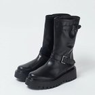 【コルソローマ9/CORSO ROMA9】のエンジニアブーツ 人気、トレンドファッション・服の通販 founy(ファニー) ファッション Fashion レディースファッション Fashion for Women スマート Smart, Elegant ミドル Middle Length, Mid Height 今季 This Season, Current Season thumbnail ブラック|ID: prp329100004601624 ipo3291000000034408497