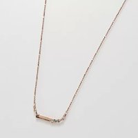 【フィービィー/phoebe】の【金属アレルギー対応】ストレートバービジューネックレス シャンパンゴールド 人気、トレンドファッション・服の通販 founy(ファニー) ファッション Fashion レディースファッション Fashion for Women ジュエリー Jewelry ネックレス Necklaces & Pendants アクセサリー Fashion Accessories イエロー Yellow コレクション Collection, Seasonal Line シルバー Silver, Metallic Silver シンプル Simple, Minimal ジュエリー Jewelry, Accessories ストレート Straight, Straight Cut ストーン Stone, Gem-Like デコルテ Décolleté, Neckline ネックレス Necklace, Pendant Necklace フォルム Silhouette, Form ベーシック Basic, Essential メタル Metal, Metal Parts モチーフ Motif, Design Theme ローズ Rose, Rose Motif エレガント 上品 Elegant |ID:prp329100004601639