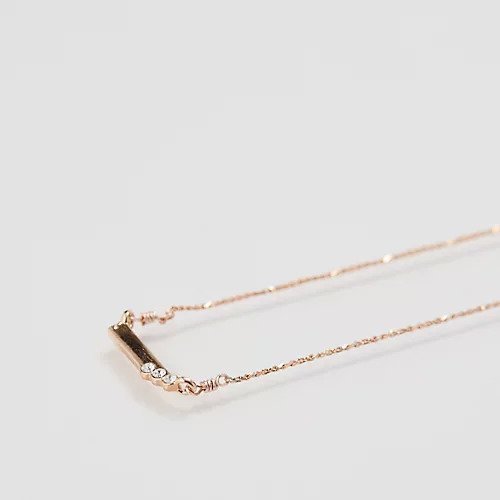 【フィービィー/phoebe】の【金属アレルギー対応】ストレートバービジューネックレス シャンパンゴールド 人気、トレンドファッション・服の通販 founy(ファニー) 　ファッション　Fashion　レディースファッション　Fashion for Women　ジュエリー　Jewelry　ネックレス　Necklaces & Pendants　アクセサリー　Fashion Accessories　イエロー　Yellow　コレクション　Collection, Seasonal Line　シルバー　Silver, Metallic Silver　シンプル　Simple, Minimal　ジュエリー　Jewelry, Accessories　ストレート　Straight, Straight Cut　ストーン　Stone, Gem-Like　デコルテ　Décolleté, Neckline　ネックレス　Necklace, Pendant Necklace　フォルム　Silhouette, Form　ベーシック　Basic, Essential　メタル　Metal, Metal Parts　モチーフ　Motif, Design Theme　ローズ　Rose, Rose Motif　エレガント 上品　Elegant　other-3|ID: prp329100004601639 ipo3291000000032716859
