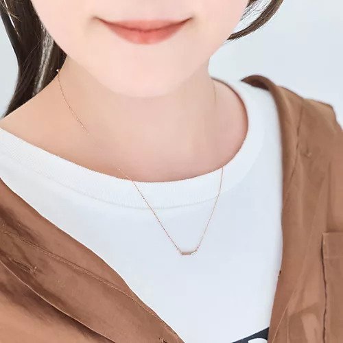 【フィービィー/phoebe】の【金属アレルギー対応】ストレートバービジューネックレス シャンパンゴールド 人気、トレンドファッション・服の通販 founy(ファニー) 　ファッション　Fashion　レディースファッション　Fashion for Women　ジュエリー　Jewelry　ネックレス　Necklaces & Pendants　アクセサリー　Fashion Accessories　イエロー　Yellow　コレクション　Collection, Seasonal Line　シルバー　Silver, Metallic Silver　シンプル　Simple, Minimal　ジュエリー　Jewelry, Accessories　ストレート　Straight, Straight Cut　ストーン　Stone, Gem-Like　デコルテ　Décolleté, Neckline　ネックレス　Necklace, Pendant Necklace　フォルム　Silhouette, Form　ベーシック　Basic, Essential　メタル　Metal, Metal Parts　モチーフ　Motif, Design Theme　ローズ　Rose, Rose Motif　エレガント 上品　Elegant　other-2|ID: prp329100004601639 ipo3291000000034504847