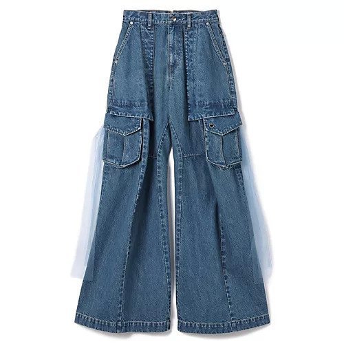 【チカ キサダ/CHIKA KISADA】のチュールデニム インテリア・キッズ・メンズ・レディースファッション・服の通販 founy(ファニー) https://founy.com/ ファッション Fashion レディースファッション Fashion for Women 2025年 2025 2025-2026秋冬・A/W Autumn/Winter 2025–26 AW25–26 おすすめ Recommended / Our Picks スカーフ Scarf, Neckwear チャーム Charm, Pendant チュール Tulip, Tulip Motif デニム Denim, Jeans Material ポケット Pocket, Pocket Detail |ID: prp329100004601656 ipo3291000000032716997
