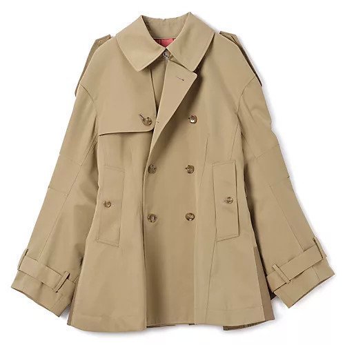 【チカ キサダ/CHIKA KISADA】のショートトレンチ インテリア・キッズ・メンズ・レディースファッション・服の通販 founy(ファニー) https://founy.com/ ファッション Fashion レディースファッション Fashion for Women 2025年 2025 2025-2026秋冬・A/W Autumn/Winter 2025–26 AW25–26 クラシカル Classical, Vintage-Inspired ショート Short, Short Length チェック Check, Plaid, Tartan トレンチ Trench, Trench Coat ミックス Mix, Mixed Style |ID: prp329100004601671 ipo3291000000032717091