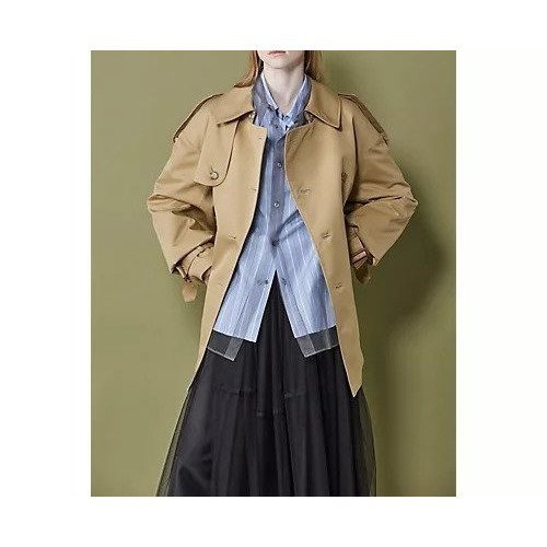 【チカ キサダ/CHIKA KISADA】のショートトレンチ 人気、トレンドファッション・服の通販 founy(ファニー) ファッション Fashion レディースファッション Fashion for Women 2025年 2025 2025-2026秋冬・A/W Autumn/Winter 2025–26 AW25–26 クラシカル Classical, Vintage-Inspired ショート Short, Short Length チェック Check, Plaid, Tartan トレンチ Trench, Trench Coat ミックス Mix, Mixed Style other-2|ID: prp329100004601671 ipo3291000000034367263