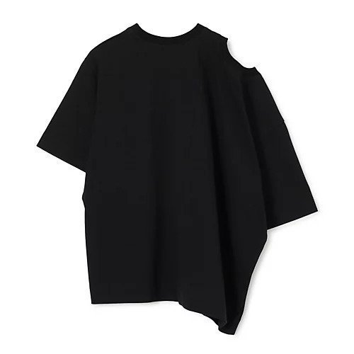 【その他のブランド/Other】のDUAL-NECK REVERSIBLE T-SHIRT 人気、トレンドファッション・服の通販 founy(ファニー) 　ファッション　Fashion　レディースファッション　Fashion for Women　トップス・カットソー　Cut & Sew Tops　シャツ・ブラウス・オフィスカジュアル　Elegant Blouses & Button-Ups　ロングTシャツ・Tシャツ　Longline T-Shirts & Tees　2025年　2025　2025-2026秋冬・A/W　Autumn/Winter 2025–26 AW25–26　アシンメトリー　Asymmetrical Style　other-2|ID: prp329100004601757 ipo3291000000032717979