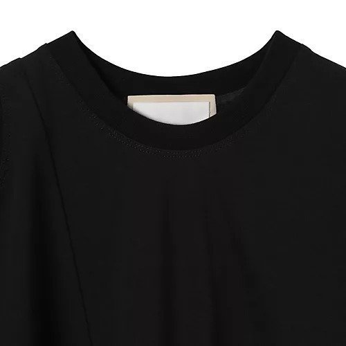 【その他のブランド/Other】のDUAL-NECK REVERSIBLE T-SHIRT 人気、トレンドファッション・服の通販 founy(ファニー) 　ファッション　Fashion　レディースファッション　Fashion for Women　トップス・カットソー　Cut & Sew Tops　シャツ・ブラウス・オフィスカジュアル　Elegant Blouses & Button-Ups　ロングTシャツ・Tシャツ　Longline T-Shirts & Tees　2025年　2025　2025-2026秋冬・A/W　Autumn/Winter 2025–26 AW25–26　アシンメトリー　Asymmetrical Style　other-3|ID: prp329100004601757 ipo3291000000032717980